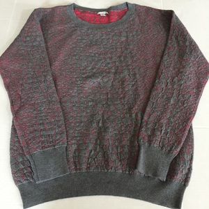 Nordstrom Halogen brand sweater in grey/hot pink